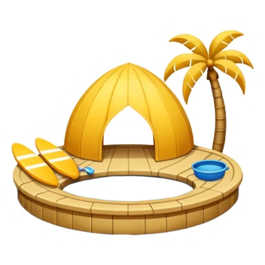 arena de la playa sin recuadros  sticker