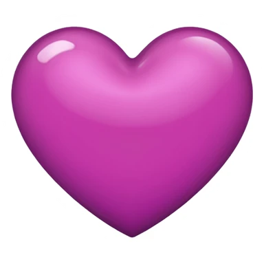 Dark pink like violet heart  sticker