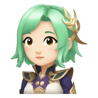 “Lumine” from “Genshin Impact” sticker