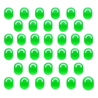green binary flowing sticker