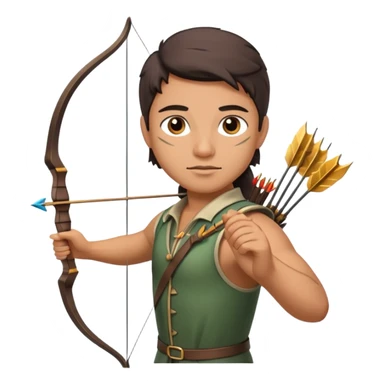 archer bow sticker