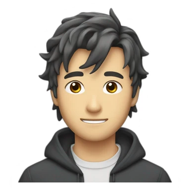 Baji keisuke mélanger a un chat sticker