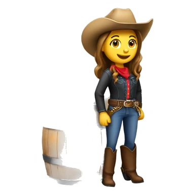 Barrel racer  sticker