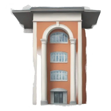 school buiding russia sticker