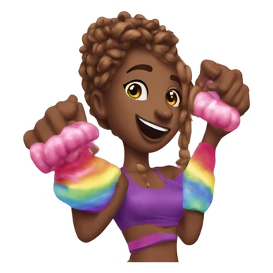 Combine these two emojis 😈🏳️‍🌈 sticker