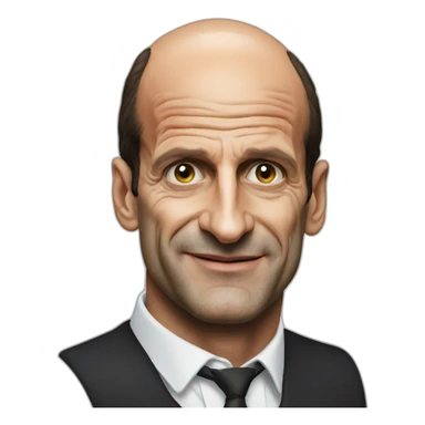 Maximiliano Allegri clown close up sticker