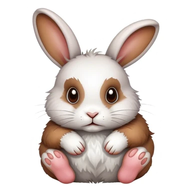 Rabitt hurt arm sticker