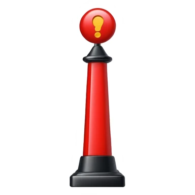 exclamation mark red sticker