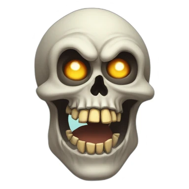 Murray the demonic skull cartoonish avatar sticker