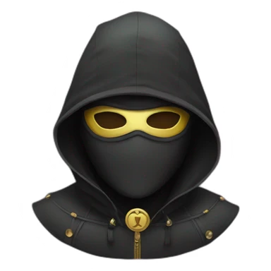 hacker in venetian mask sticker