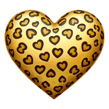 Cuore leopardo  sticker