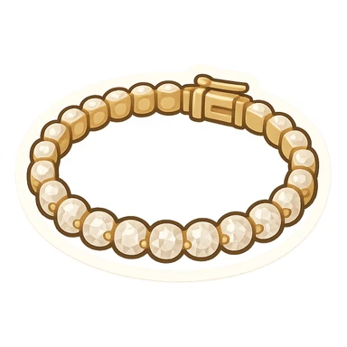 Luxury women’s tennis bracelet  sticker