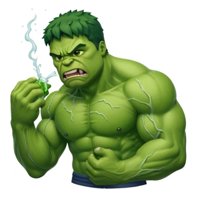 Hulk vomitando sticker