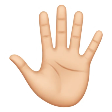 waving hand with mouvement sticker