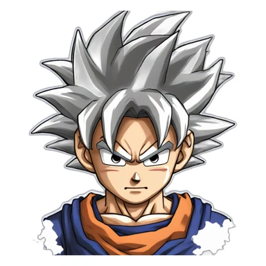 Goku ultra instinto  sticker