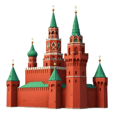 Red Tower Kremlin Moscow  sticker