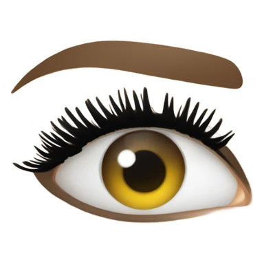 eyelash extensions  sticker