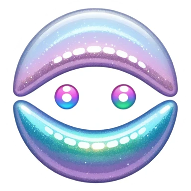 Glitter White Infinite sticker