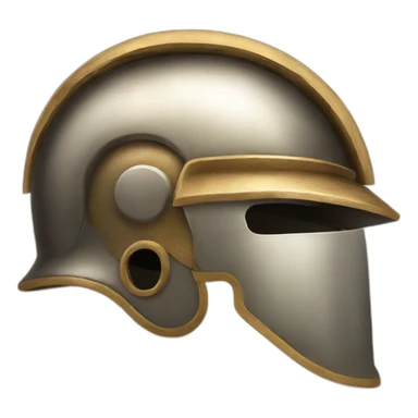 rome helmet straight forward sticker