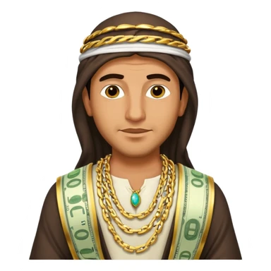 Árabe con dinero  sticker