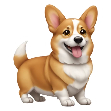 two corgis  sticker