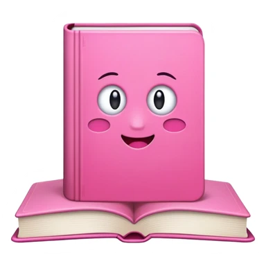book utilise couleurs rose sticker