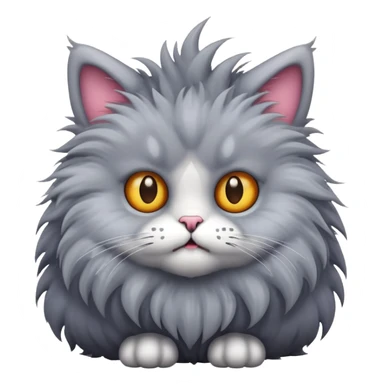 Smail monster cat sticker