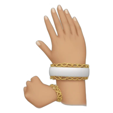 Brazo con pulseras sticker