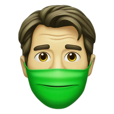green mask jim Carrey sticker
