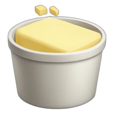 tub of butter sticker