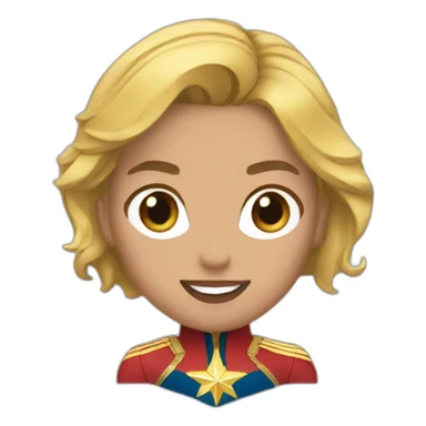 Captain marvel sticker