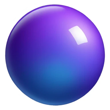 Blue/purple orb sticker