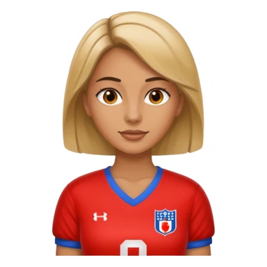 woman futboll sticker