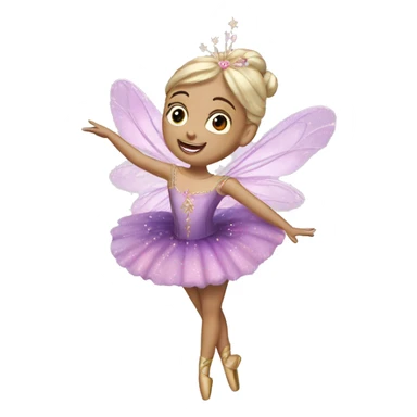 Sugar plum fairy from the nutcracker sticker