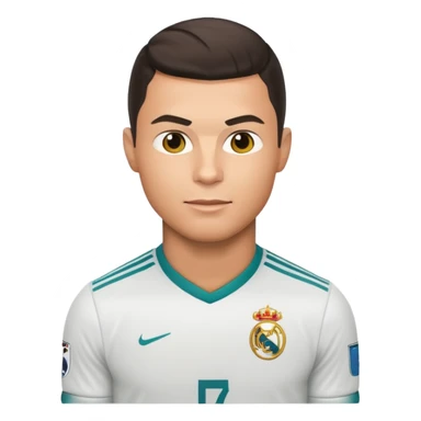 Cristiano Ronaldo football emojis sticker