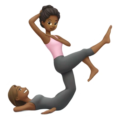 girl pilates sticker