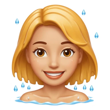 Rain women  sticker