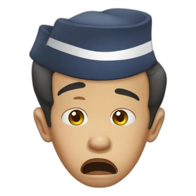 crying president Jokowi sticker