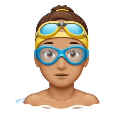 swimming athlete sticker
