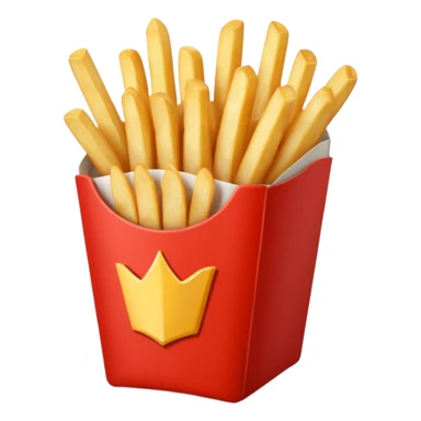 French frize emoji NO FACE red case sticker