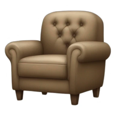 cozy armchair sticker