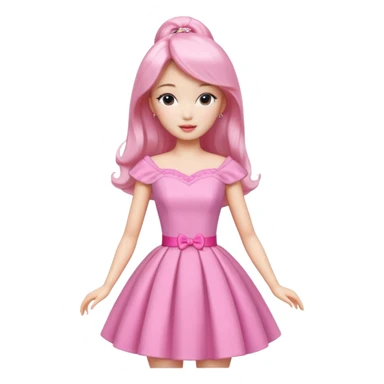 Korean Barbie sticker