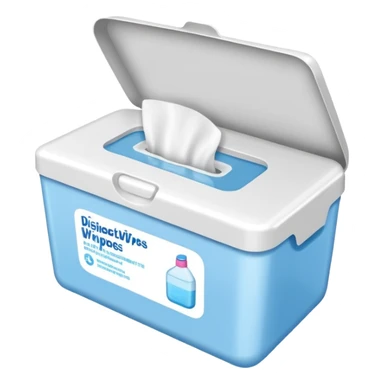 disinfect carton sticker