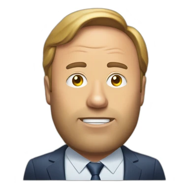 alex jones the conspiracy nut sticker