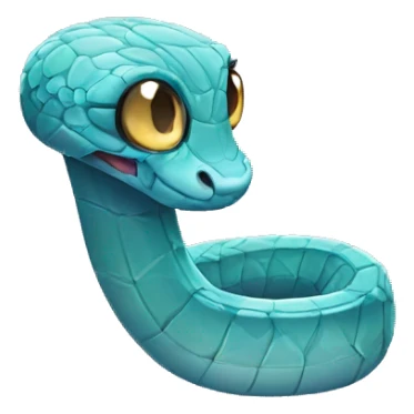 Crystal baby snake  sticker