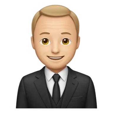 Friedrich Merz emoji, with a suit sticker