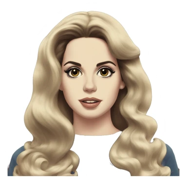 Lana Del Rey vintage sticker