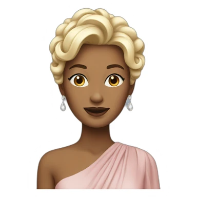 elegant woman sticker