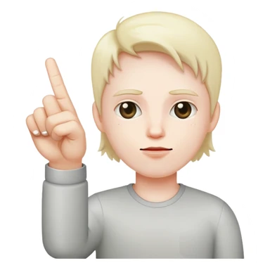 Ughh with middle finger sticker