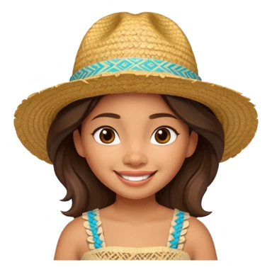 Moana wear hat sticker